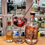 Gin og Tonic med Elsker Pink Gin og skogsbær