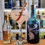 Harahorn Gin og Tonic med rabarbrasirup