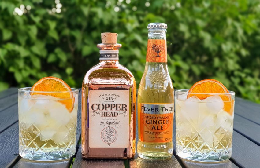 Copperhead Gin og ingefærøl