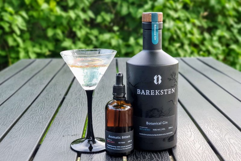 Rabarbra Martini med Bareksten Botanical Gin