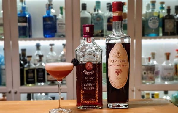 Clover Club med Bombay Bramble og Kimerud Raspberry Elixir