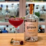Solbær-Gimlet med Brennevinsgrova London Dry Gin. cocktails til jul