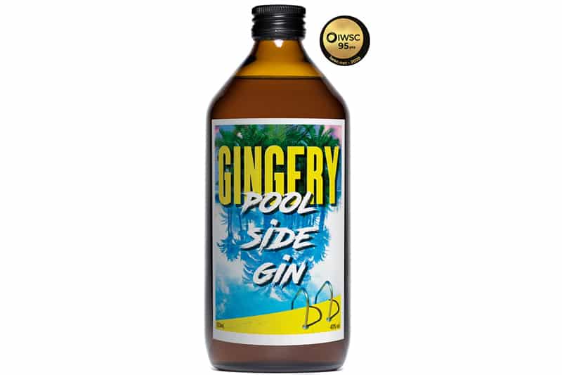 Gingery Poolside Gin nye gin på Vinmonopolet juli 2021