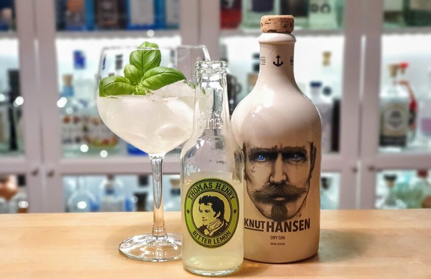 Knut Hansen Gin med Bitter Lemon