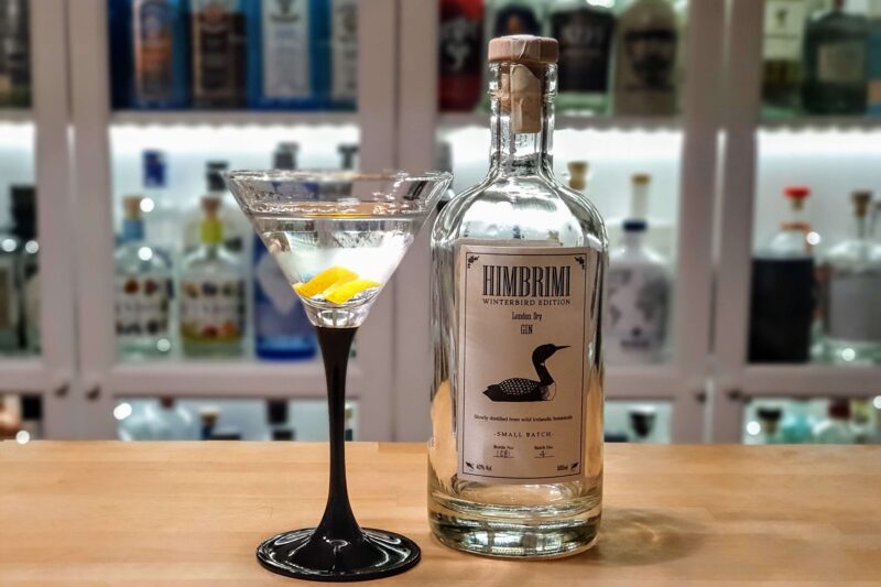 Dry Martini med Himbrimi Winterbird London Dry Gin