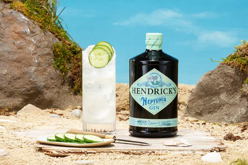 Neptunia-Fizz Hendrick's ny limited edition Neptunia Gin