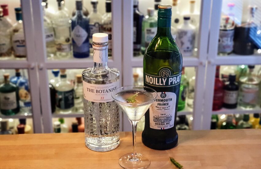 Dry Martini med The Botanist Gin