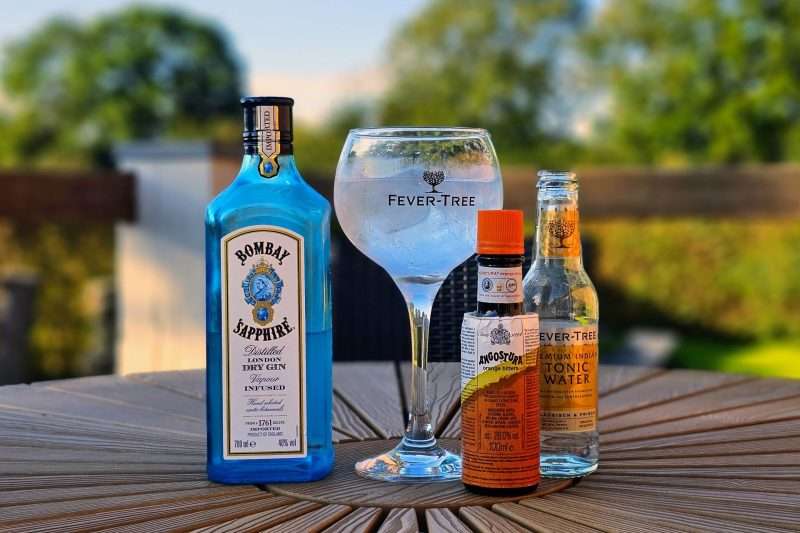Gin Tonic med Bombay Sapphire Gin