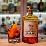 Negroni med Drumshanbo Gunpowder Irish Gin California Orange