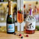 Wettre Purple Haze Gin og Lykkebobler. drinker til Valentines