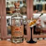 Dry Martini med Kringler Farm Distillery London Dry Gin. Oppskrifter med gin fra september