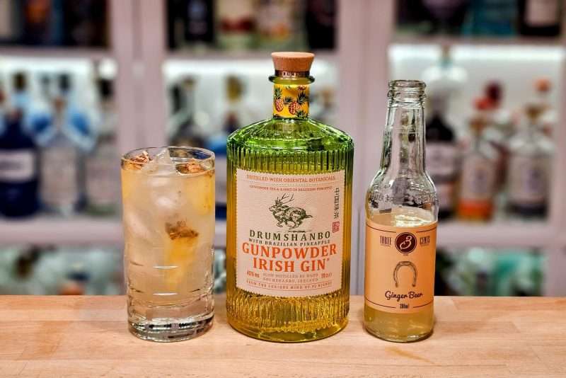 Drumshanbo Gunpowder Gin Brazilian Pineapple med ingefærøl