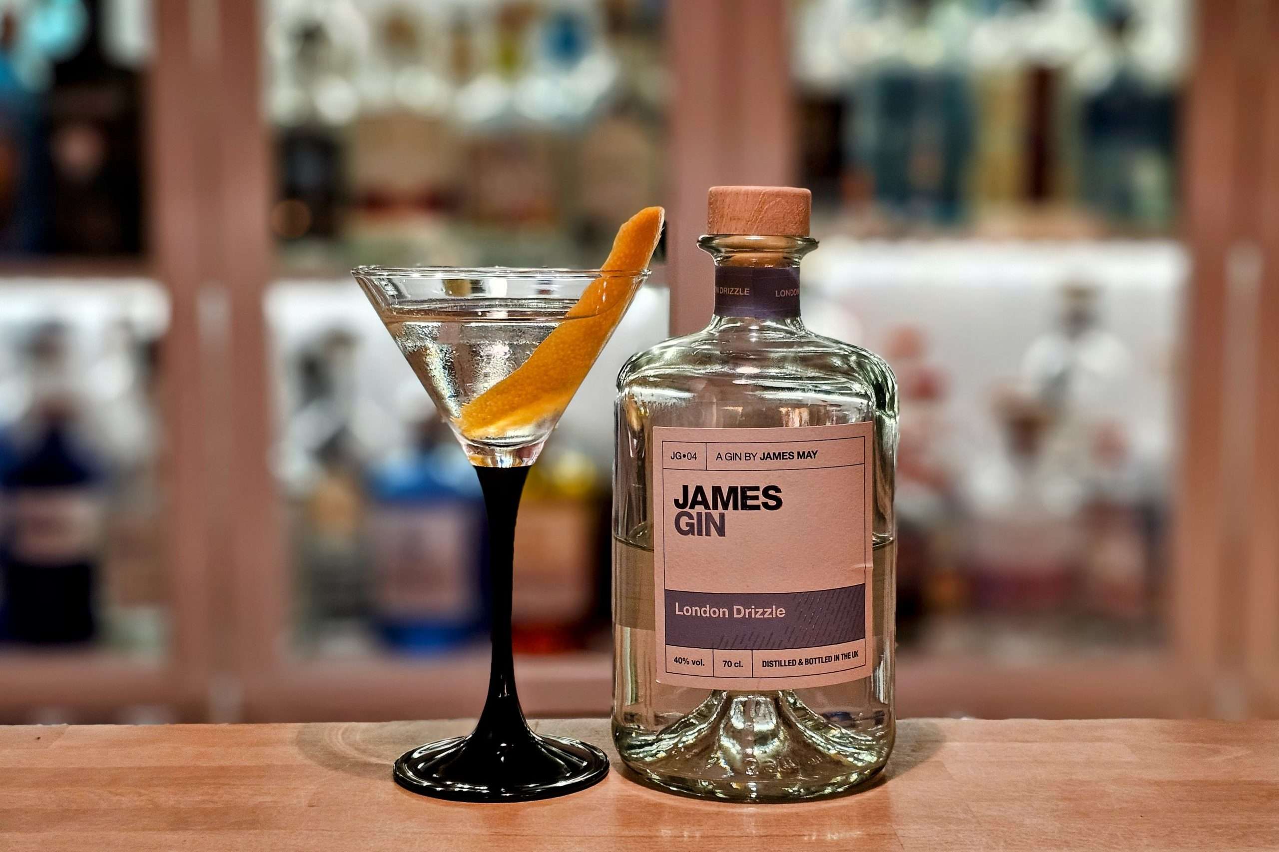 Martini med James Gin London Drizzle
