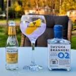Gin og Tonic med Smygha Mareld Blue Gin.