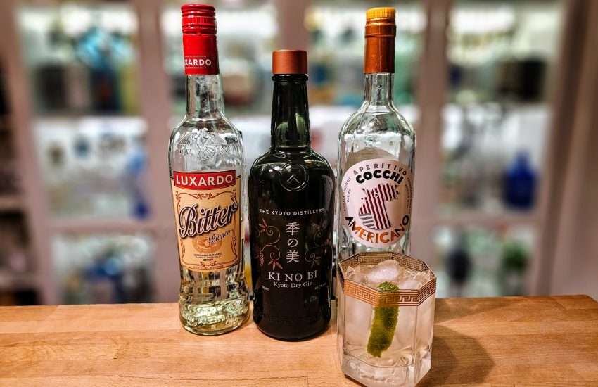 Negroni Americano med KI NO BI Gin
