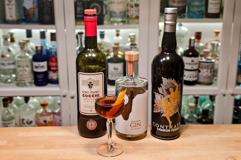 Hanky Panky med Silver Distillery Cinnamon Gin. cocktails til jul