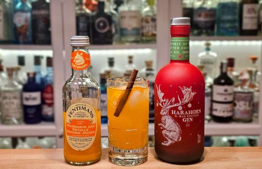 Harahorn X-mas Edition Gin med mandarin og appelsinsoda