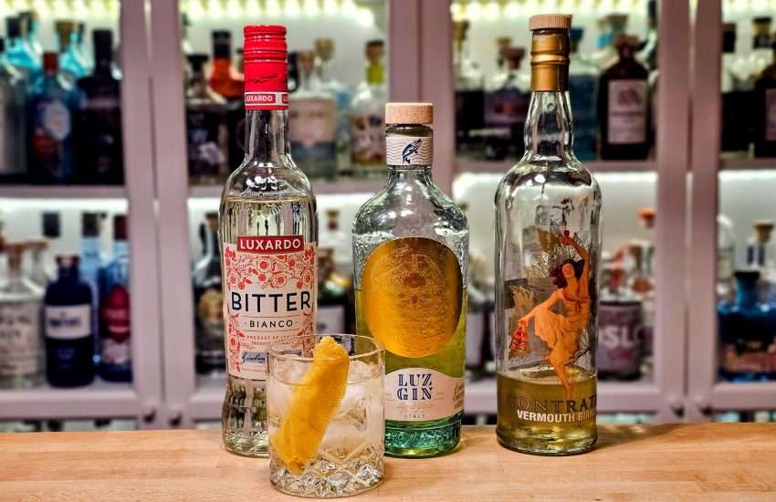 Hvit Negroni med Luz Gin Lemon