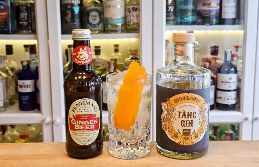 Bohuslänsk Røykt Tång Gin med Fentimans Ginger Beer