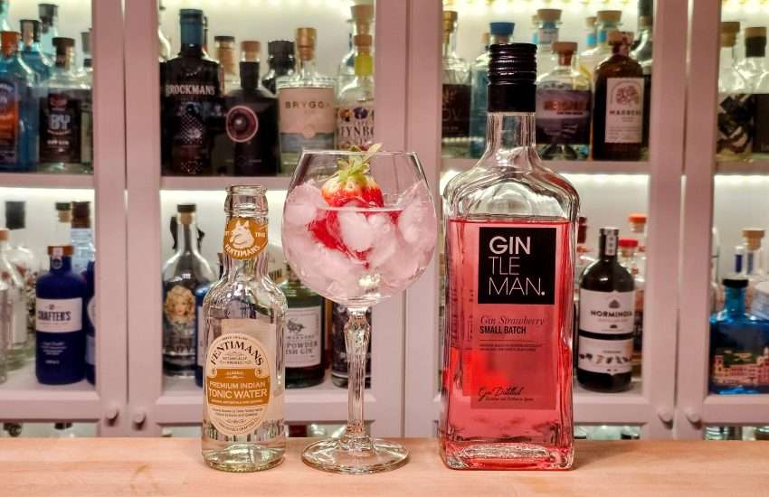Gin og Tonic med Gintleman Gin Strawberry