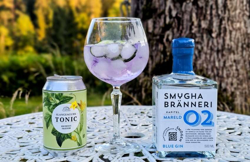 Gin Tonic med Smygha Mareld Blue Gin