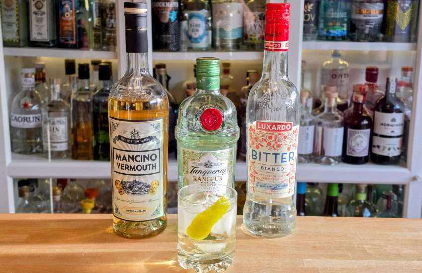 Hvit Negroni med Tanqueray Rangpur Lime Gin