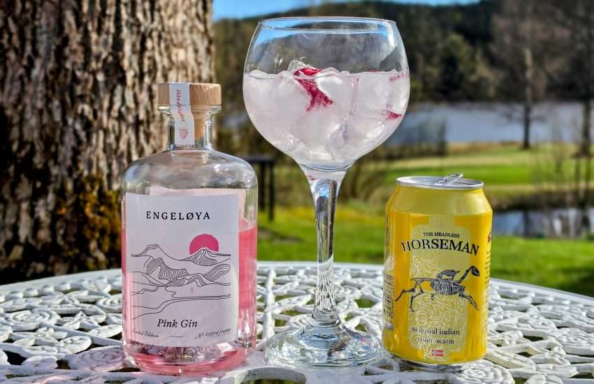 Gin og Tonic med Engeløya Pink Gin