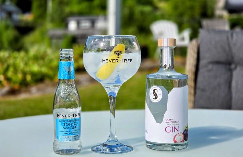 Gin og Tonic med Silver Distillery Queen Mangosteen Gin