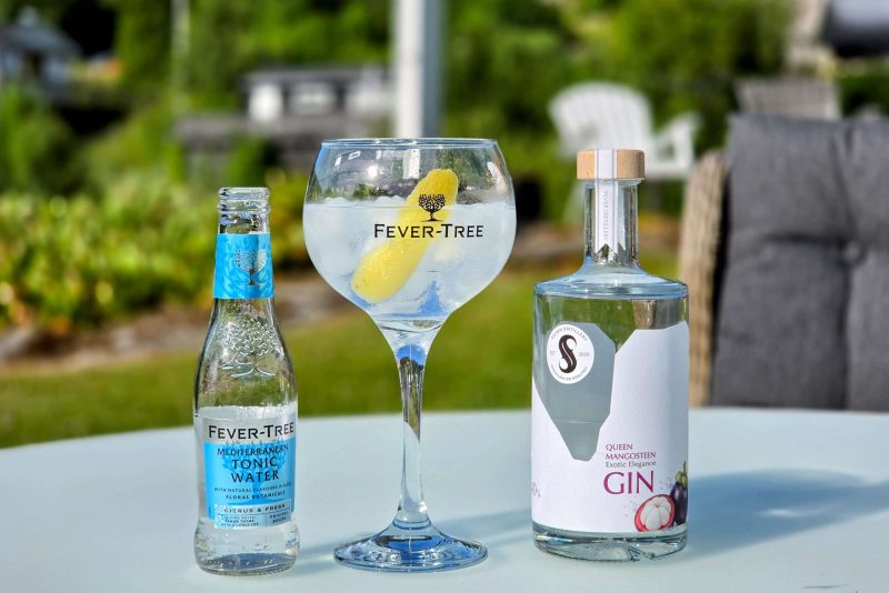 Gin og Tonic med Silver Distillery Queen Mangosteen Gin