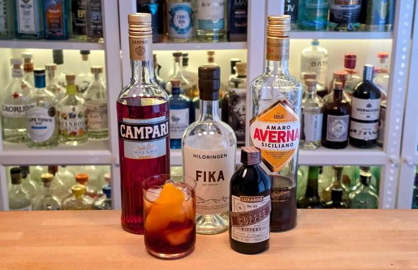 Kaffe-Negroni med Hildringen Fika Old Tom Gin
