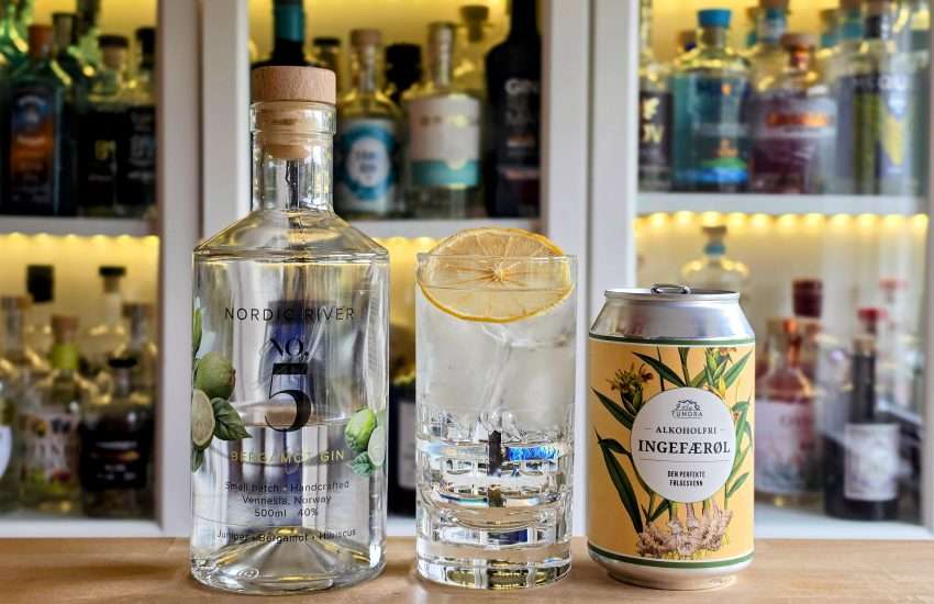 Nordic River No 5 Bergamot Gin med ingefærøl