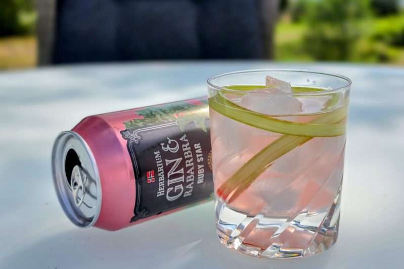 Herbarium Gin & Rabarbra med rabarbra