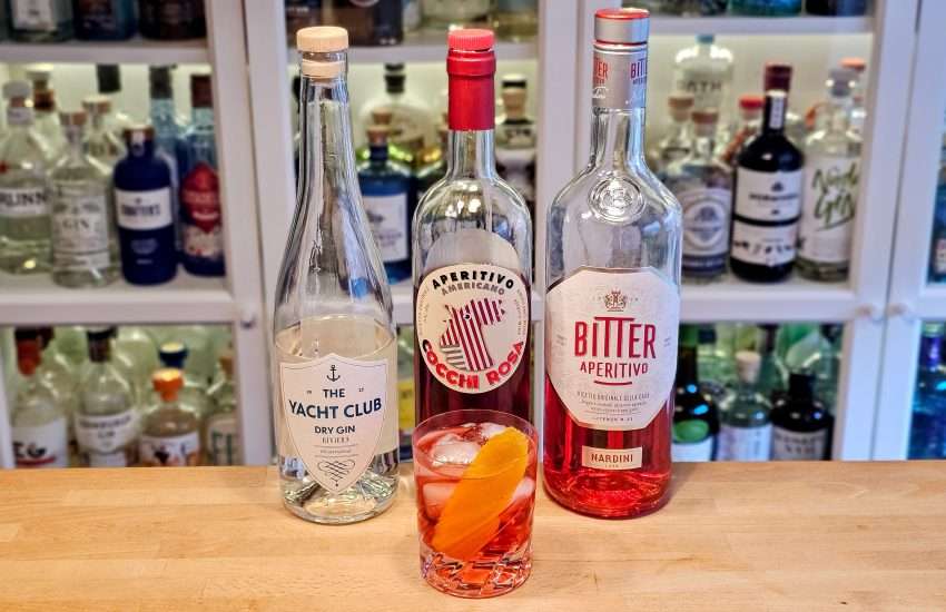 Negroni med The Yacht Club Riviera Dry Gin