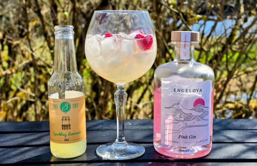 Engeløya Pink Gin med Sparkling Lemonade