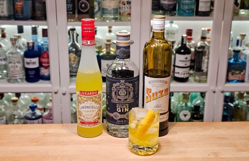 Limocello Negroni med Boatyard Double Gin