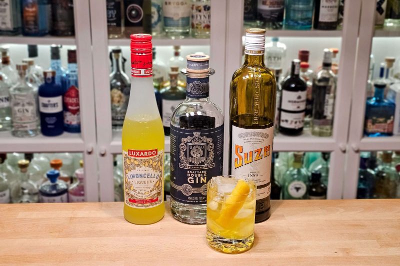 Limocello Negroni med Boatyard Double Gin