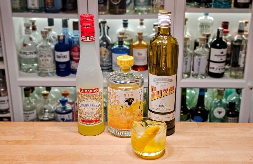 Limocello Negroni med Etsu Double Yuzu Gin