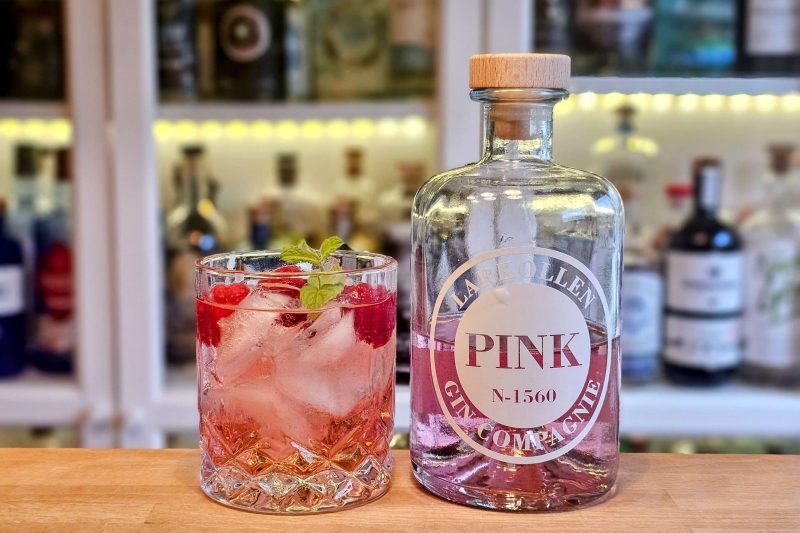 Rosa Negroni Larkollen Pink Gin
