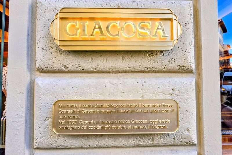 Giacosa Bar Firenze