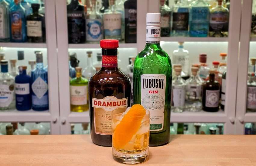 Gin-Rusty Nail med Lubuski 7 years old gin