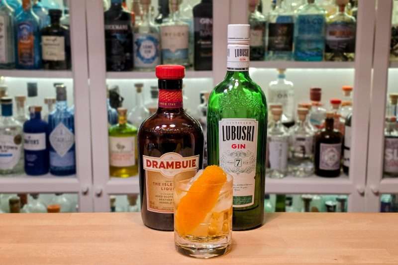 Gin-Rusty Nail med Lubuski 7 years old gin