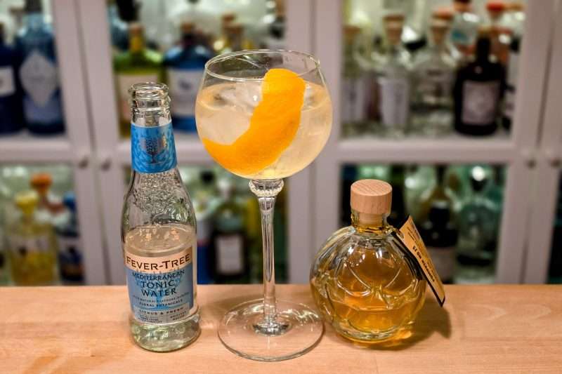 Gin og Tonic med Pumpkin No 13 Halloween Gin