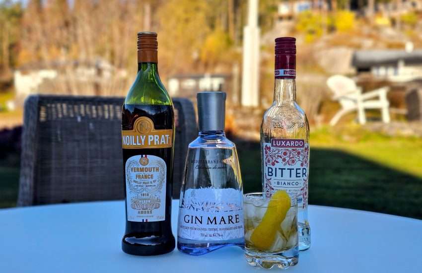 Hvit Negroni Gin Mare Mediterranean Gin