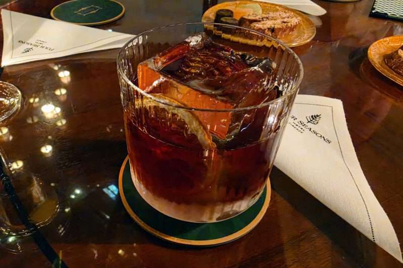 Negroni Vanguard i Atrium Bar - Four Seasons Hotel Firenze