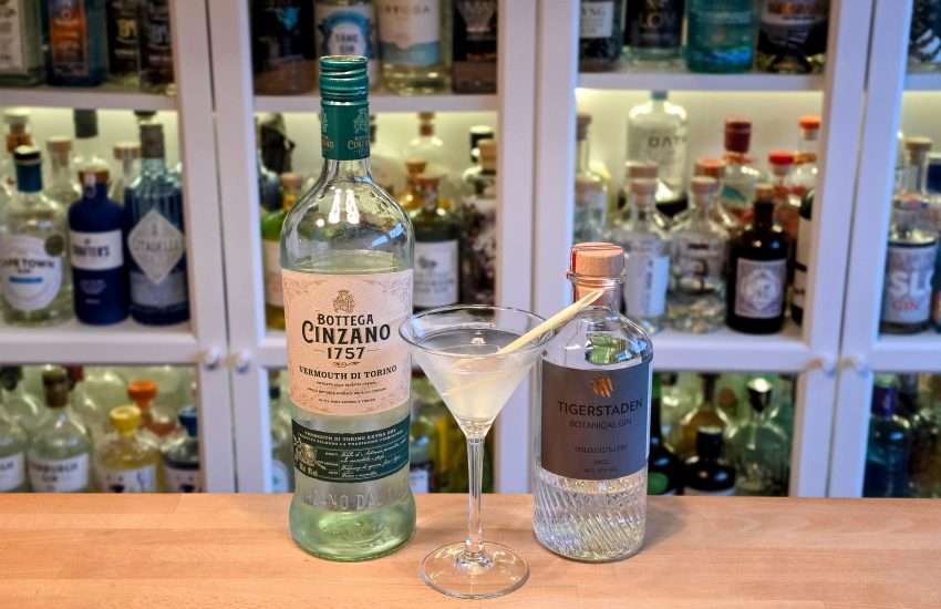 Sitrongress-Martini med Tigerstaden Gin